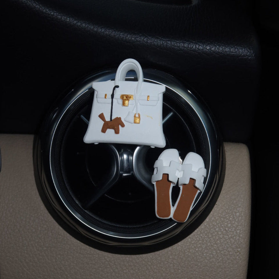 Luxury Inspired Bag Air Freshener Clip: The Blanc