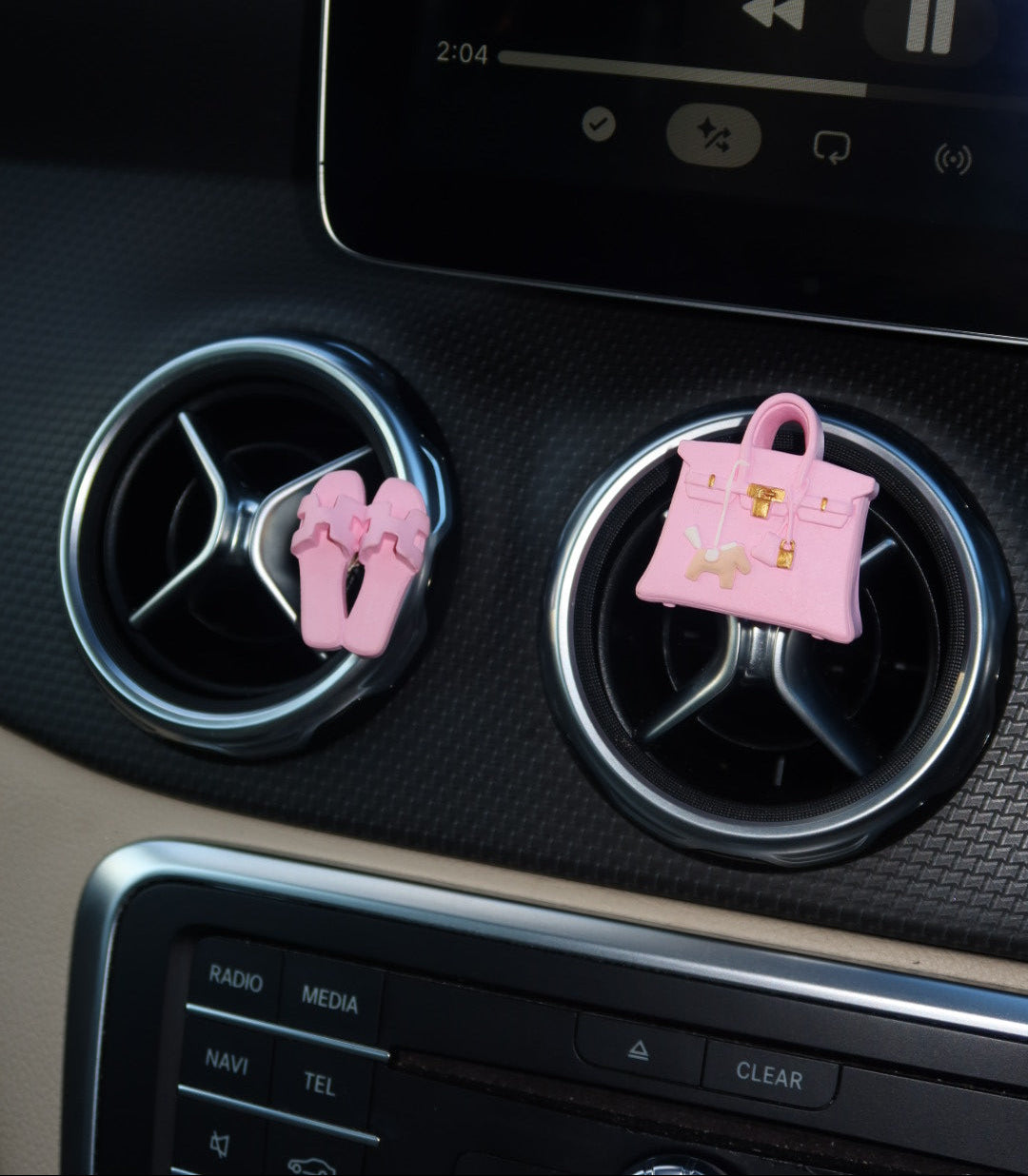 Luxury Inspired Sandals Air Freshener Clip: The Rosé