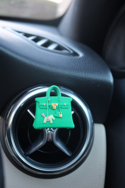 Luxury Inspired Bag Air Freshener Clip: The Vert