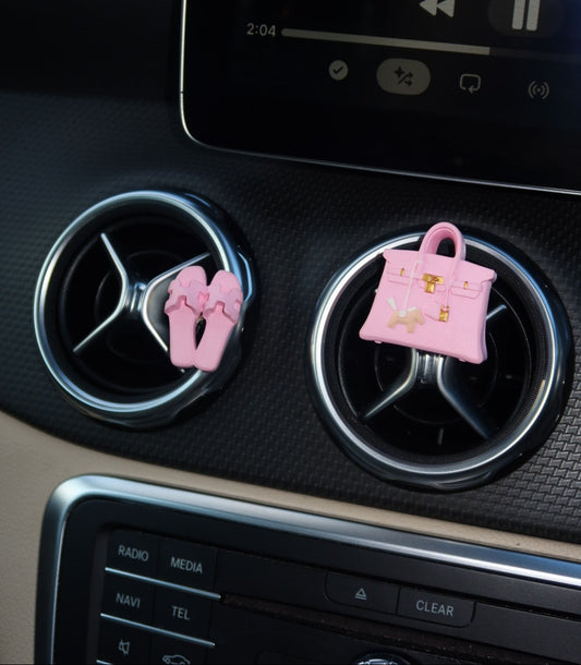 Luxury Inspired Bag Air Freshener Clip: The Rosé